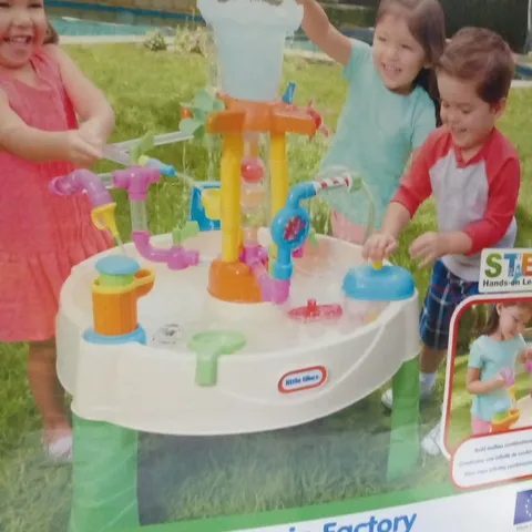 BRAND NEW BOXED LITTLE TIKES FOUNTAIN FACTORY WATER TABLE