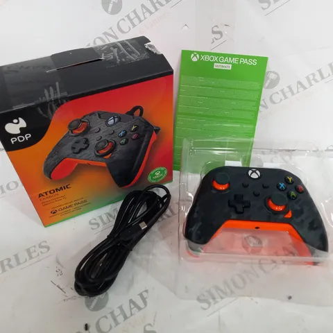 BOXED PDP ATOMIC CARBON XBOX CONTROLLER