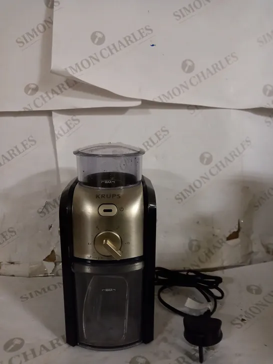 KRUPS EXPERT BURR GRINDER FOR COFFEE BEANS