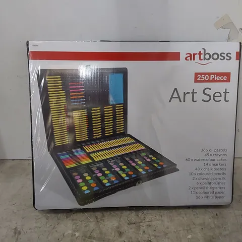 BOXED 250- PIECE ART DRAWING SET 