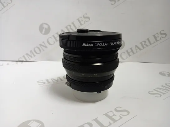 NIKON CAMERA LENS (CICULAR POLAR 62mm JAPAN, SIGMA FOCUS)