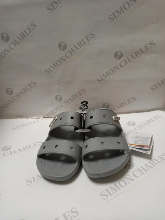 GREY CLASSIC CROCS SADALS SIZE 7