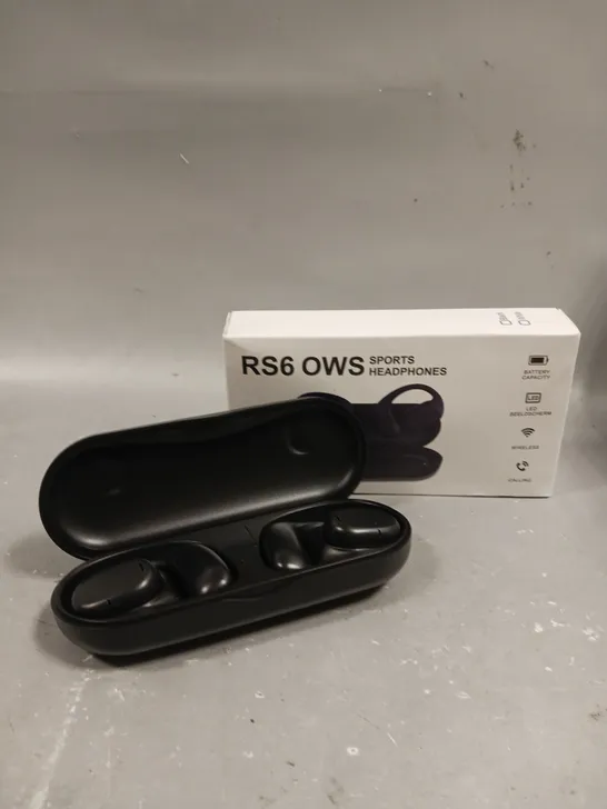 BOXED RS6 OWS SPORTS WIRELESS EARPHONES 