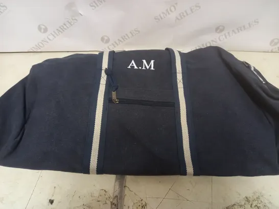 A.M DUFFLE BAG IN NAVY