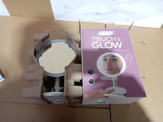 HOMEDICS BEAUTY TOUCH AND GLOW LED MIRROR