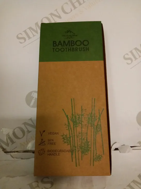 200 BRAND NEW - THE PURE BLUE ORGANIC BAMBOO TOOTHBRUSH, ECO-FRIENDLY