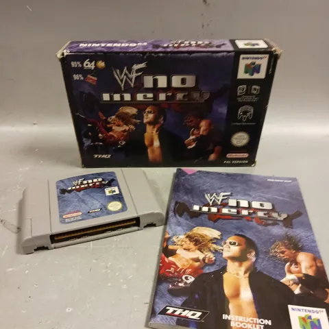 BOXED WF NO MERCY FOR NINTENDO 64