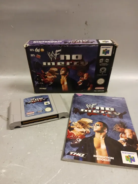 BOXED WF NO MERCY FOR NINTENDO 64