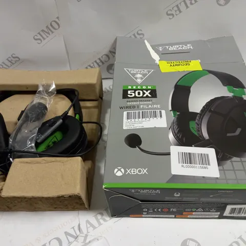 TURTLE BEACH RECON 50X WIRED GAMING HEADSET FOR XBOX 