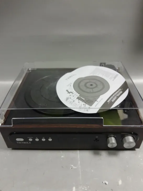 BOXED VICTROLA VTA-65 3-IN-1 TURNTABLE