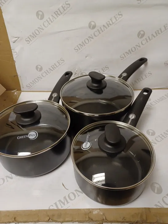 GREENPAN CAMBRIDGE HEALTHY CERAMIC NON-STICK PAN SET 