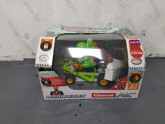 CARRERA RC MARIOKART PIPE CART YOSHI 