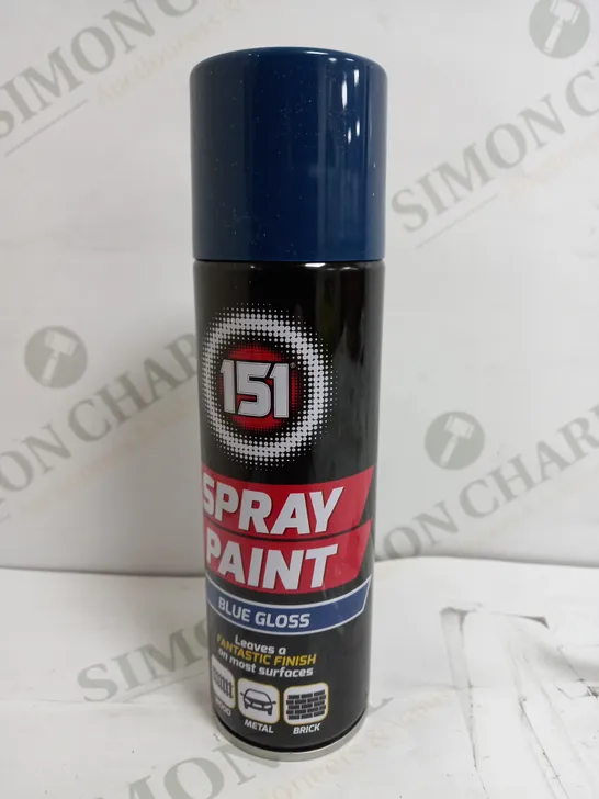 BOX OF 12 X 151 BLUE GLOSS SPRAY PAINT