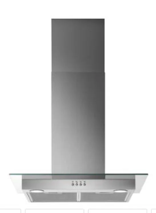 ELECTROLUX 60CM FLAT GLASS & STAINLESS STEEL CHIMNEY EXTRACTOR HOODMODEL LFL336A RRP £334