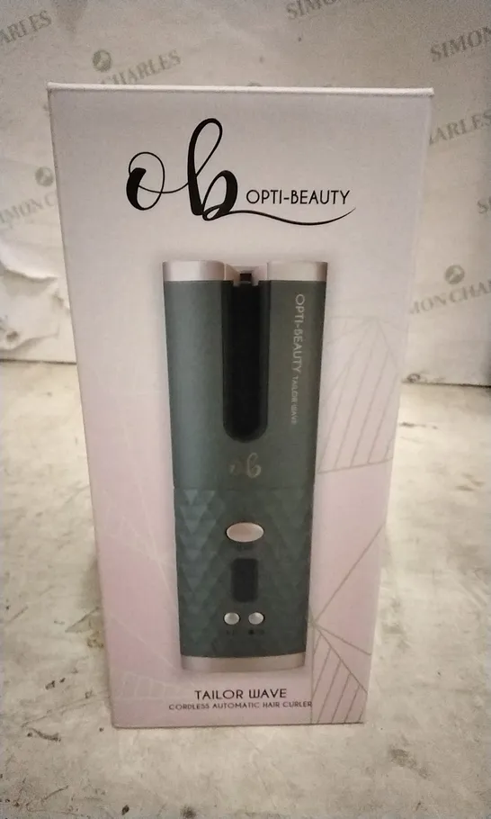 OPTI-BEAUTY TAILOR WAVE CORDLESS HAIR CURLER 