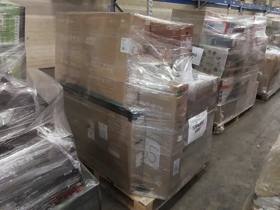 PALLET OF APPROXIMATELY 15 UNPROCESSED RAW RETURN MONITORS AND TELEVISIONS TO INCLUDE;