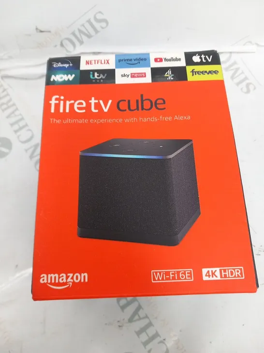 BOXED AMAZON FIRE TV CUBE 