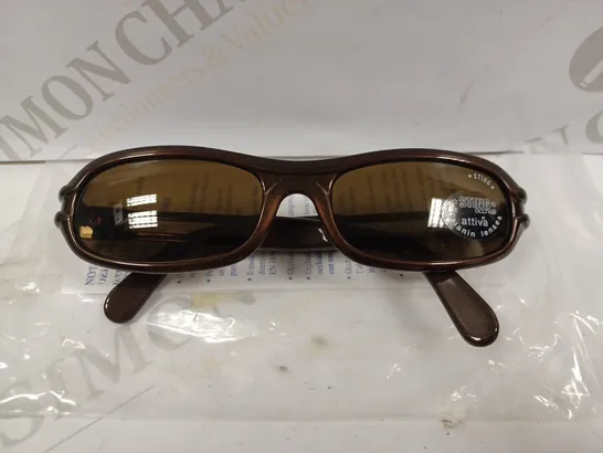 BOX OF APPROX 10 PAIRS OF STING 6108 BROWN SUNGLASSES 