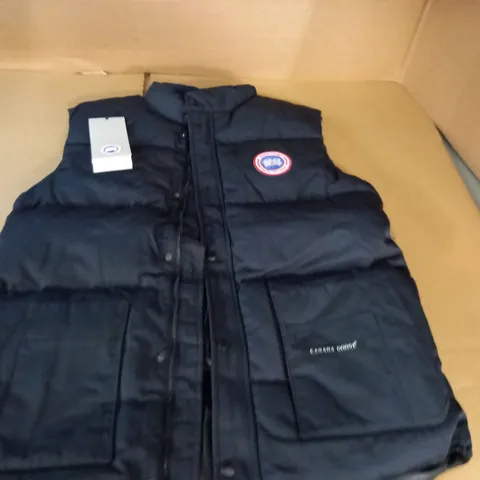 CANADA GOOSE INSULATED BODY WARMER IN BLACK - XXL