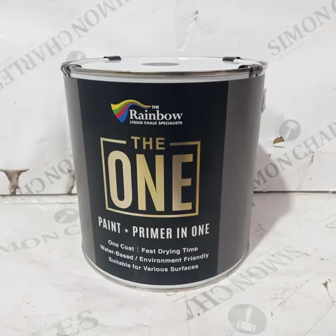 RAINBOW THE ONE PAINT + PRIMER IN ONE - BLACK MATT (2.5L)