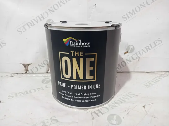 RAINBOW THE ONE PAINT + PRIMER IN ONE - BLACK MATT (2.5L)