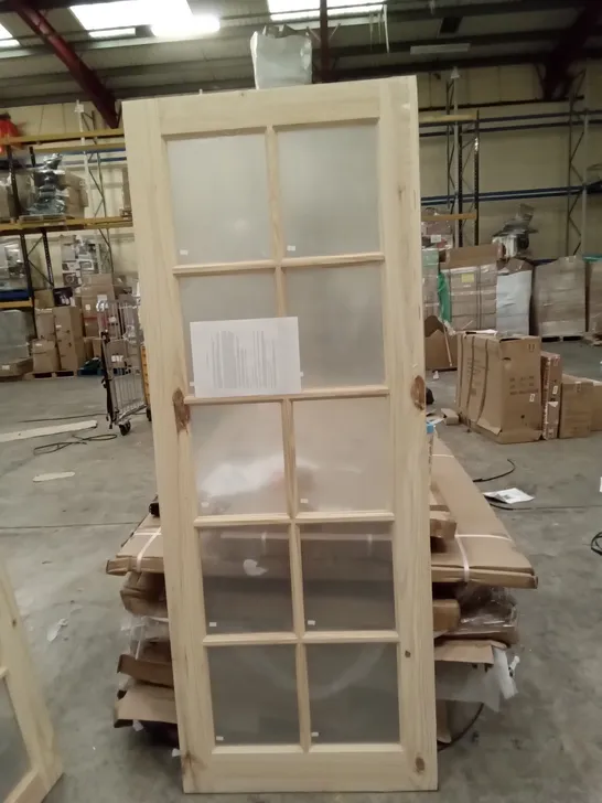 1998 X 760MM KNOTTY PINE 10 GLASS PANNEL INTERNAL DOOR 