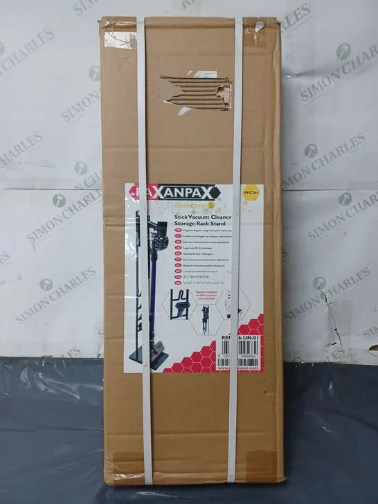 BOXED AND SEALED PAXANPAX STICK VACUUM CLEAR STORAGE RACK