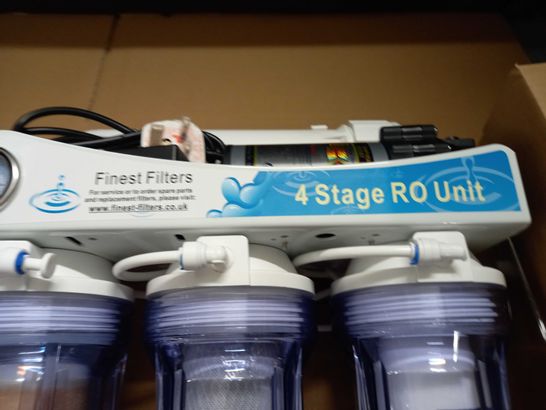 FINEST FILTERS 4-STAGE RO UNIT