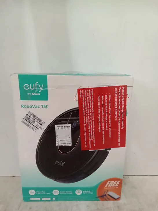 BOXED ANKER EUFY 15C ROBOTIC VACUUM CLEANER RRP £199