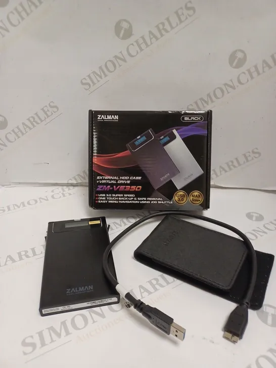 BOXED ZALMAN ZM-VE350 EXTERNAL HDD CASE 