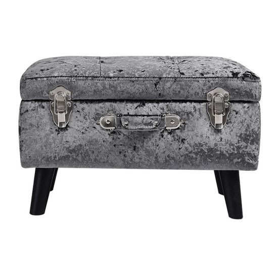 BOXED HOPPER STORAGE OTTOMAN 