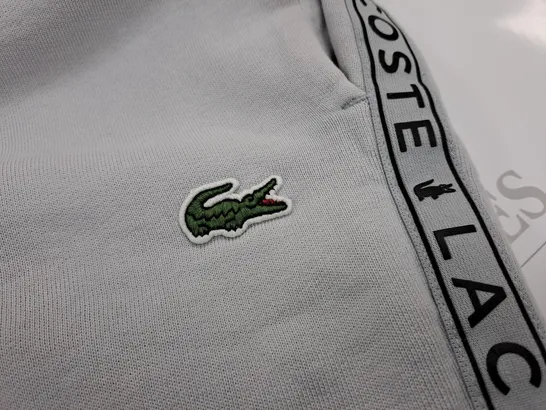 LACOSTE TAPERED FIT GREY JOGGERS - FR 3