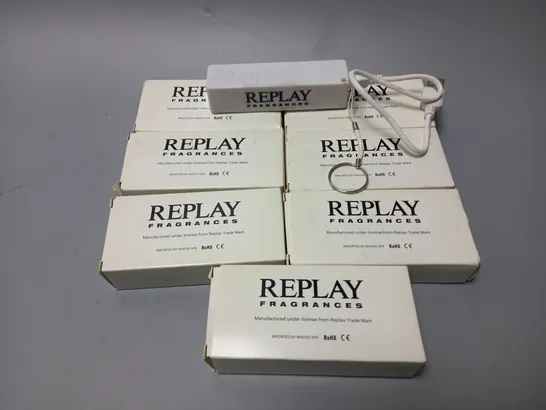 APPROXIMATELY 7 REPLAY FRGRANCES CUSTOM POWERBANKS