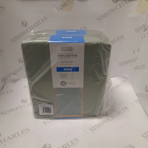 BRAND NEW GEORGE HOME DUVET SET KING SIZE