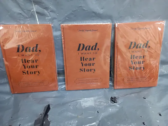 LOT OF APPROX 20 DAD I WANT TO HEAR YOUR STORY FAMILY KEEPSAKE JOURNAL