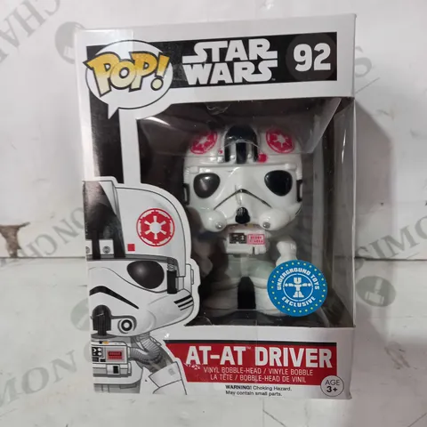 FUNKO POP STAR WARS 92 - AT-AT DRIVER VINYL BOBBLE-HEAD