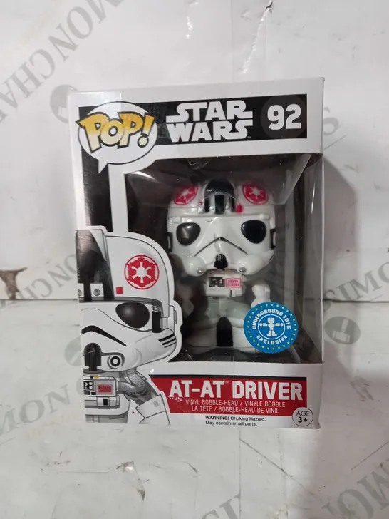 FUNKO POP STAR WARS 92 - AT-AT DRIVER VINYL BOBBLE-HEAD