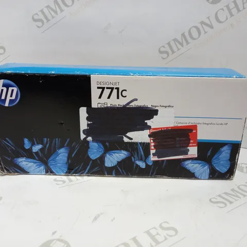 SEALED HP DESIGNJET 771C INK CARTRIDGE - PHOTO BLACK 