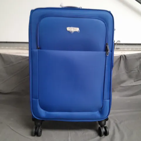 FLYMAX WHEELED SUITCASE IN BLUE 