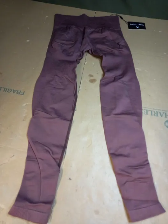 LAZULI LABEL PURPLE GYM PANTS SIZE S 