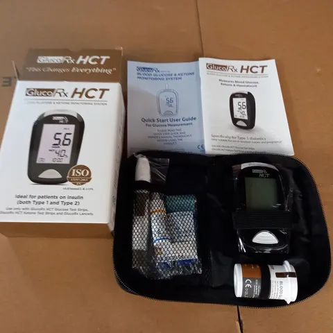 GLUCO RX HCT BLOOD GLUCOSE & KETONE MONITORING SYSTEM