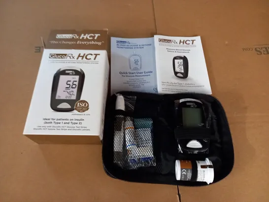 GLUCO RX HCT BLOOD GLUCOSE & KETONE MONITORING SYSTEM