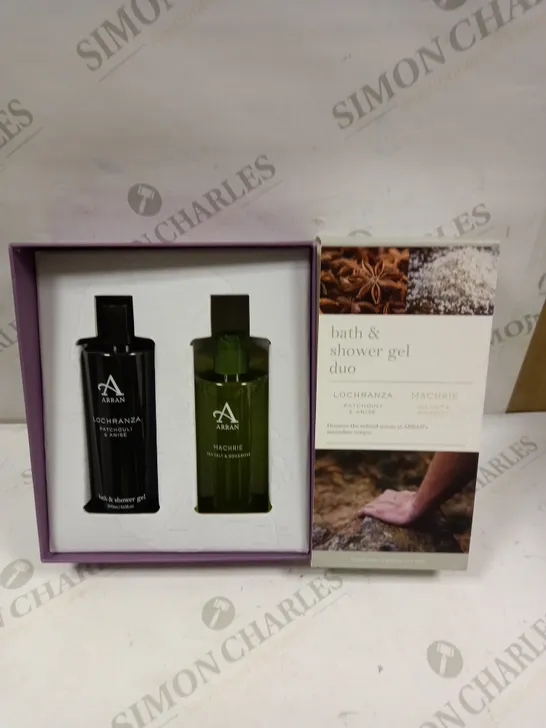 BOXED ARRAN BATH & SHOWER GEL DUO 