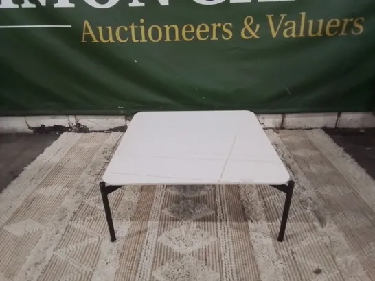 DESIGNER VALUEMARK ROCCO LARGE WHITE COFFEE TABLE  RRP £299