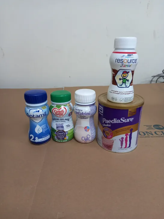 APPROXIMATELY 25 CHILDREN'S FOOD SUPPLEMENT DRINKS TO INCLUDE PAEDIASURE, RESOURCE JUNIOR AND APATAMIL 