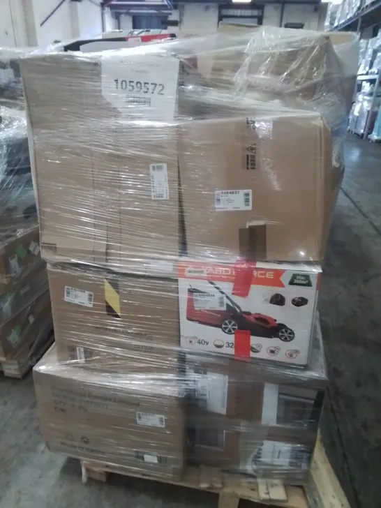 PALLET OF APPROXIMATELY 22 UNPROCESSED RAW RETURN HOUSEHOLD AND ELECTRICAL GOODS TO INCLUDE;