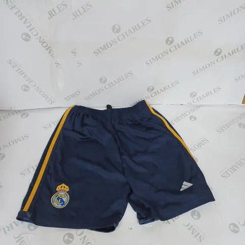 REAL MADRID AWAY SHORTS SIZE UNSPECIFIED