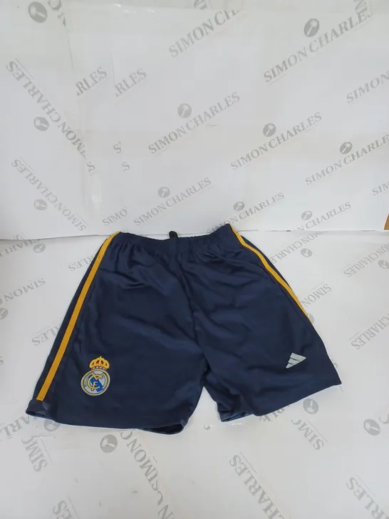 REAL MADRID AWAY SHORTS SIZE UNSPECIFIED