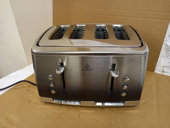 RUSSELL HOBBS 25141 STAINLESS STEEL FOUR SLICE TOASTER