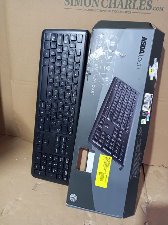 ASDA TECH WIRELESS SILENT KEYBOARD 